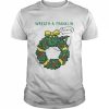 Wreath A Franklin Christmas Icon  Classic Men's T-shirt