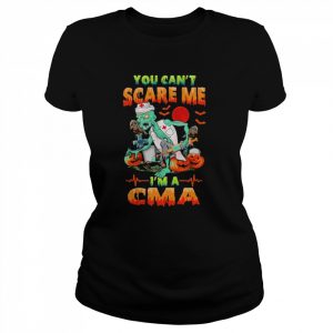 You Can’t Scare Me I’m A CMA Nurse Halloween Shirt Classic Women's T-shirt