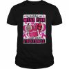 breast Cancer in October we wear pink and watch football  Classic Men's T-shirt