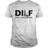 dILF dude I love firearms  Classic Men's T-shirt