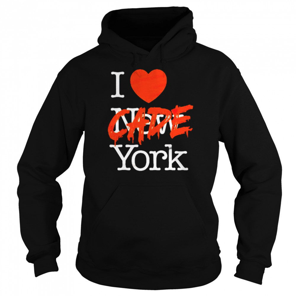 i love Cade York  Unisex Hoodie